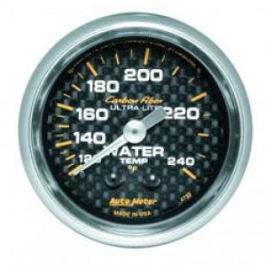 Water Temperature: 120-240°F - Carbon Fiber Mechanical Gauge (2 1/16)