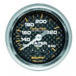 Water Temperature: 120-240°F - Carbon Fiber Mechanical Gauge (2 1/16)
