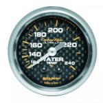 Water Temperature: 120-240°F - Carbon Fiber Mechanical Gauge (2 1/16)