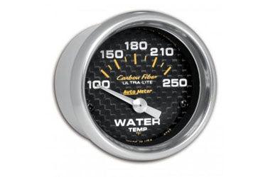 Water Temp: 100-250°F - Carbon Fiber Air-Core Gauge (2 1/16)