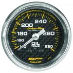Oil Temperature: 140-280°F - Carbon Fiber Mechanical Gauge (2 1/16)