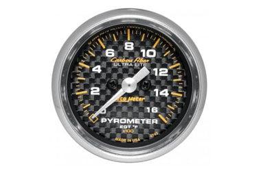 EGT Temperature: 0-1600°F - Carbon Fiber Stepper Motor Gauge (2 1/16)