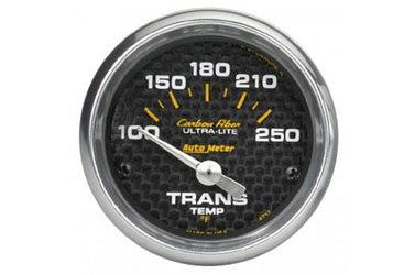 Transmission Temp: 100-250°F - Carbon Fiber Air-Core Gauge (2 1/16)