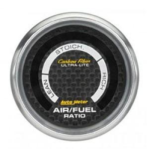 Narrowband Air/Fuel Ratio: Lean/Rich - Carbon Fiber Gauge (2 1/16)