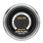 Narrowband Air/Fuel Ratio: Lean/Rich - Carbon Fiber Gauge (2 1/16)