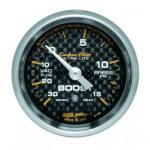 Boost/Vacuum: -30 to 15 PSI - Carbon Fiber Stepper Motor Gauge (2 1/16)