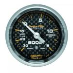 Boost/Vacuum: -30 to 15 PSI - Carbon Fiber Stepper Motor Gauge (2 1/16)