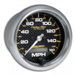 Speedometer: 0-160 MPH - Carbon Fiber Electric Gauge (3 3/8)