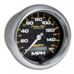 Speedometer: 0-160 MPH - Carbon Fiber Electric Gauge (3 3/8)