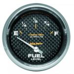Fuel Level: 240-33 Ω - Carbon Fiber Air-Core SSE Gauge (2 5/8)