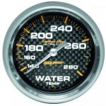 Water Temperature: 140-280°F - Carbon Fiber Mechanical Gauge (2 5/8)