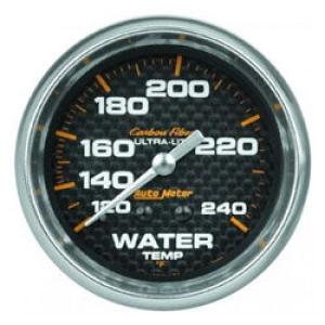 Water Temperature: 120-240°F - Carbon Fiber Mechanical Gauge (2 5/8)