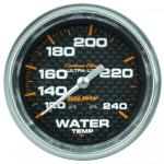 Water Temperature: 120-240°F - Carbon Fiber Mechanical Gauge (2 5/8)