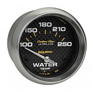 Water Temp: 100-250°F - Carbon Fiber Air-Core Gauge (2 5/8)