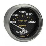 Water Temp: 100-250°F - Carbon Fiber Air-Core Gauge (2 5/8)