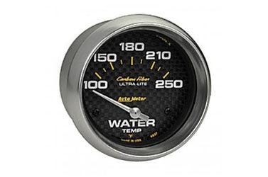 Water Temp: 100-250°F - Carbon Fiber Air-Core Gauge (2 5/8)