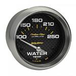 Water Temp: 100-250°F - Carbon Fiber Air-Core Gauge (2 5/8)
