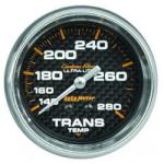 Transmission Temp: 140-280 °F - Carbon Fiber Mechanical Gauge (2 5/8)