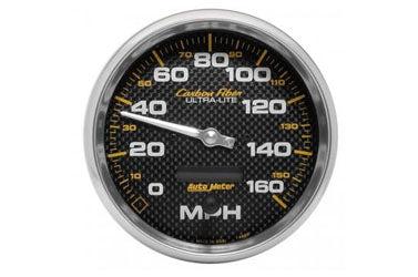Speedometer: 0-160 MPH - Carbon Fiber Electric Gauge (5)