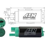 AEM 340lph E85 Fuel Pump for Evo 4-9 / 2G DSM / 1G FWD (50-1200)
