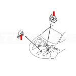 Energy Suspension Front & Rear Motor Mount Inserts for 2G DSM M/T (5.1103G)