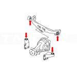 Energy Suspension Rear Diff Moustache Bushings for Evo 7/8/9 (5.1108G)