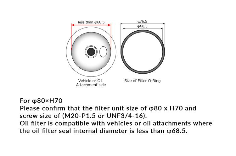 HKS Magnetic Engine Oil Filter Black (52009-AK005)