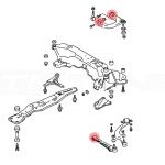 Energy Suspension Front Control Arm Bushings for 2G DSM (5.3118G)