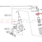 Nissan OEM Front Suspension Strut Mount for R35 GTR (54320-JF02A)