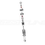 Energy Suspension Rear Upper Shock Bushings for 2G DSM (5.8104G)