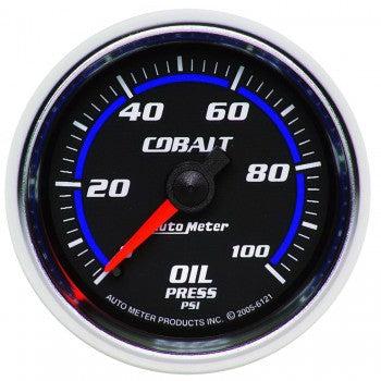 Oil Pressure: 0-100 PSI Cobalt Mechanical Gauge (2 1/16)