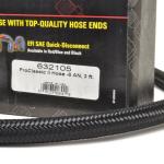 Russell ProClassic II Black Nylon Hose -8AN 3 Foot (632105) *Out of Stock*