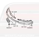 Mitsubishi OEM Front Lip/Under Tray Attachments for Evo 9 SE