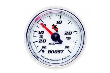 Boost/Vacuum: -30 to 30 PSI - C2 Mechanical Gauge (2 1/16)