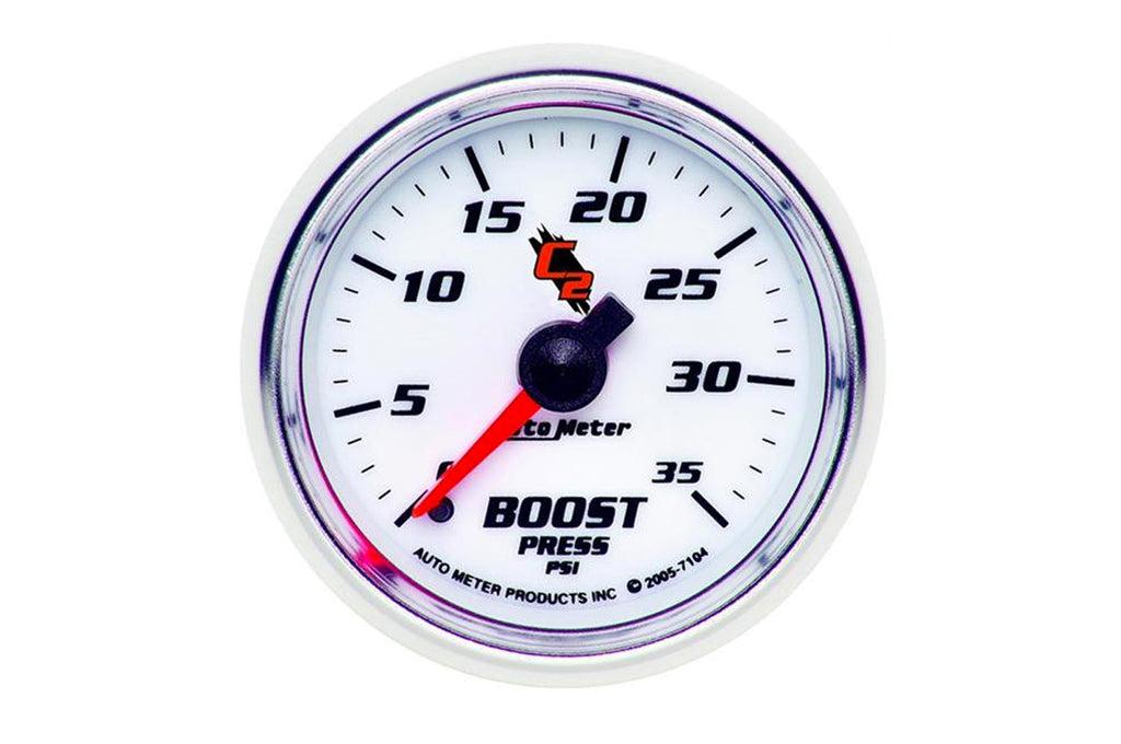 Auto Meter C2 52mm Boost Gauge 0-35 PSI Mech (7104)