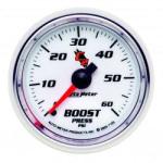 Boost: 0-60 PSI - C2 Mechanical Gauge (2 1/16)