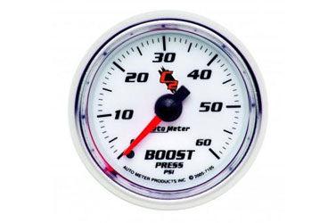 Boost: 0-60 PSI - C2 Mechanical Gauge (2 1/16)