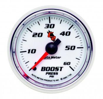 Boost: 0-60 PSI - C2 Mechanical Gauge (2 1/16)