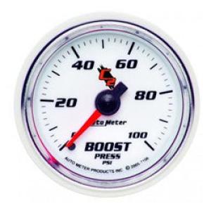 Boost: 0-100 PSI - C2 Mechanical Gauge (2 1/16)
