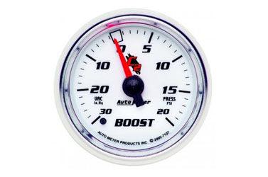 Boost/Vacuum: -30 to 20 PSI - C2 Mechanical Gauge (2 1/16)