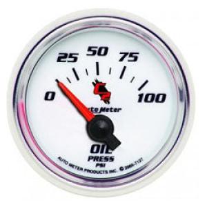 Oil Pressure: 0-100 PSI - C2 Air-Core Gauge (2 1/16)