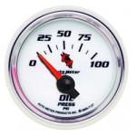 Oil Pressure: 0-100 PSI - C2 Air-Core Gauge (2 1/16)