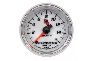 EGT Temperature: 0-1600°F - C2 Stepper Motor Gauge (2 1/16)