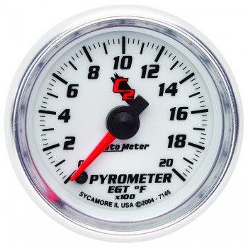 EGT Temperature: 0-2000°F - C2 Stepper Motor Gauge (2 1/16)