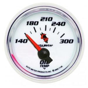 Oil Temperature: 140-300 °F - C2 Air-Core Gauge (2 1/16)