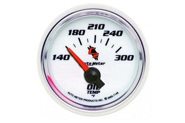 Oil Temperature: 140-300 °F - C2 Air-Core Gauge (2 1/16)