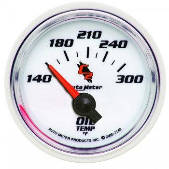 Oil Temperature: 140-300 °F - C2 Air-Core Gauge (2 1/16)