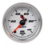 Oil Pressure: 0-100 PSI - C2 Stepper Motor Gauge (2 1/16)