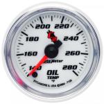 Oil Temperature: 140-280 °F - C2 Stepper Motor Gauge (2 1/16)