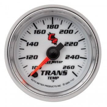 Transmission Temp: 100-260°F - C2 Stepper Motor Gauge (2 1/16)